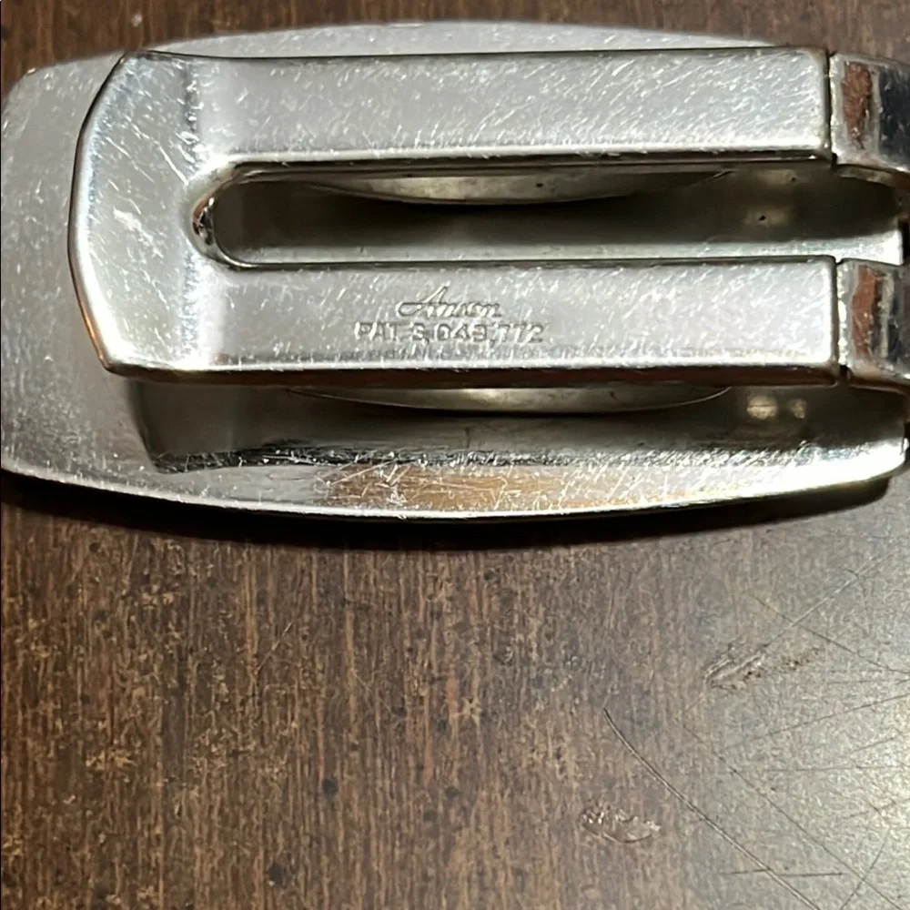 Vintage Train Design Money Clip in Gold and Silver